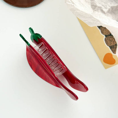 Red Chili Hair Claw Clip