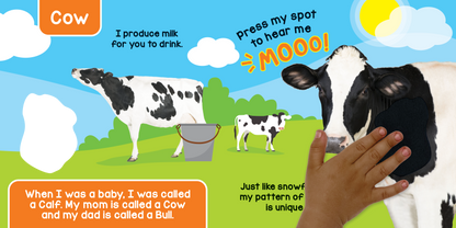 Farm Animals: Touch and Feel Sound Book