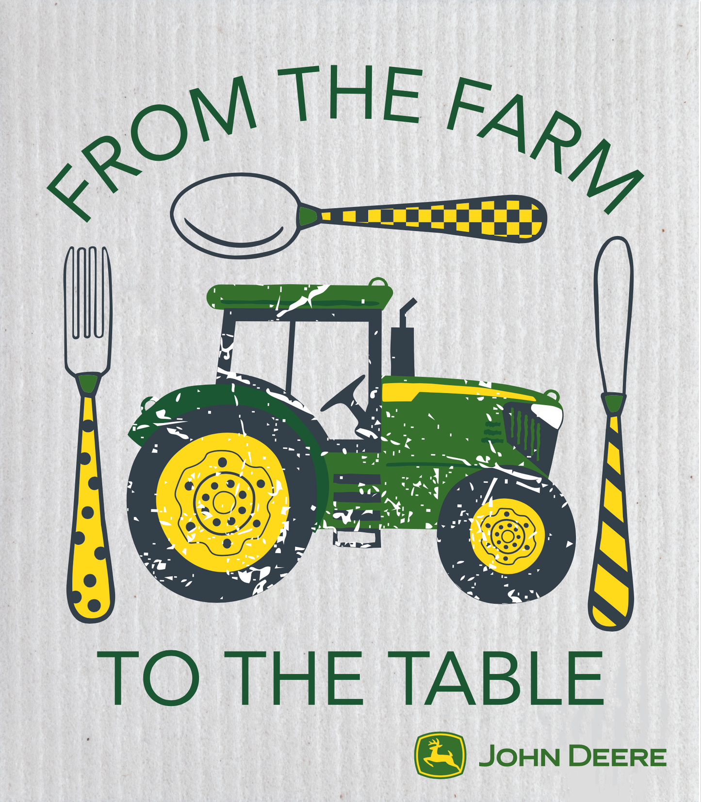 JOHN DEERE Farm to Table Swedish Cloth
