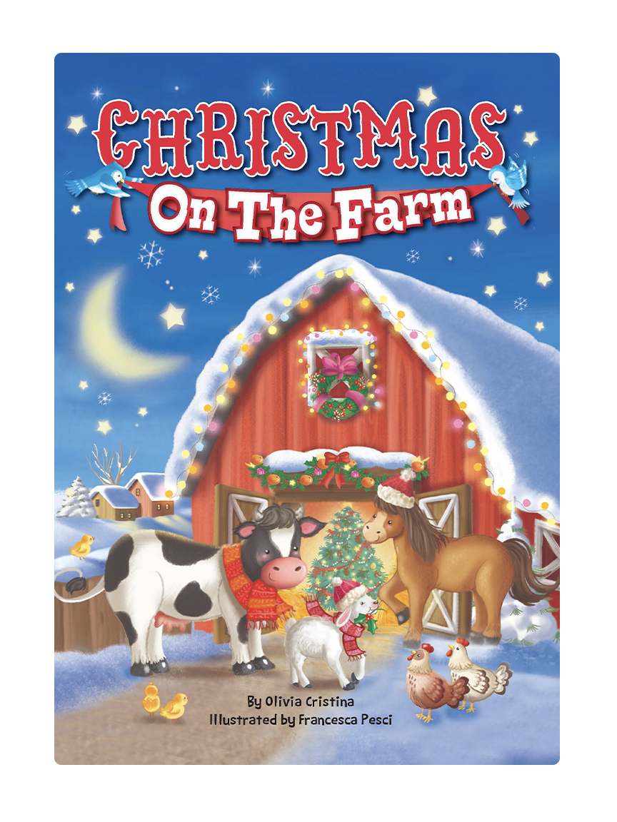 'Christmas On The Farm' Padded Board Book