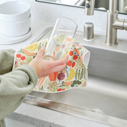 Farm Stand Microfiber Towel Set - Set of 4