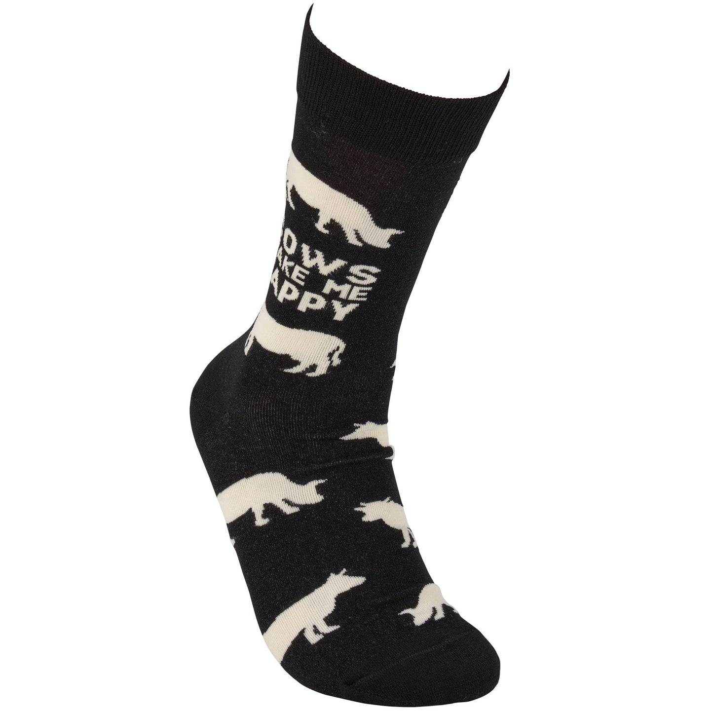 Cows Make Me Happy Socks - American Farm Company