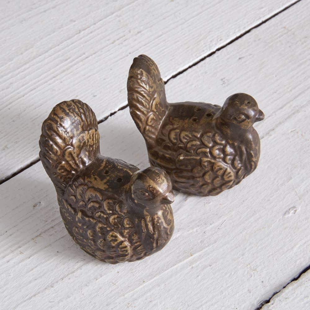 Set of Two Turkey Salt and Pepper Shakers - American Farm Company