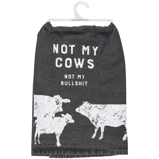 'Not My Cows' Kitchen Towel - American Farm Company