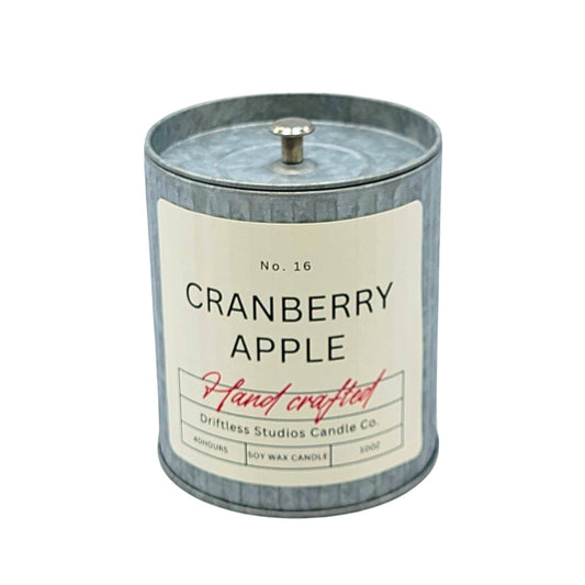 Cranberry Apple Tin Farmhouse Candle