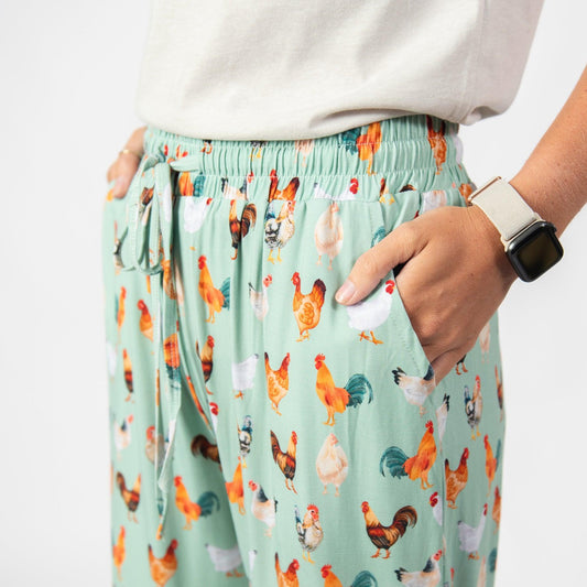 Mint Chicken Adult Bamboo Pajama Pants