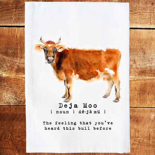 Deja Moo Kitchen Towel