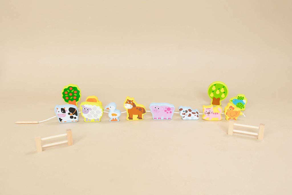 Farm Play Lacing Activity Toy