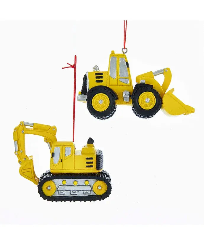 Yellow Machine Ornament