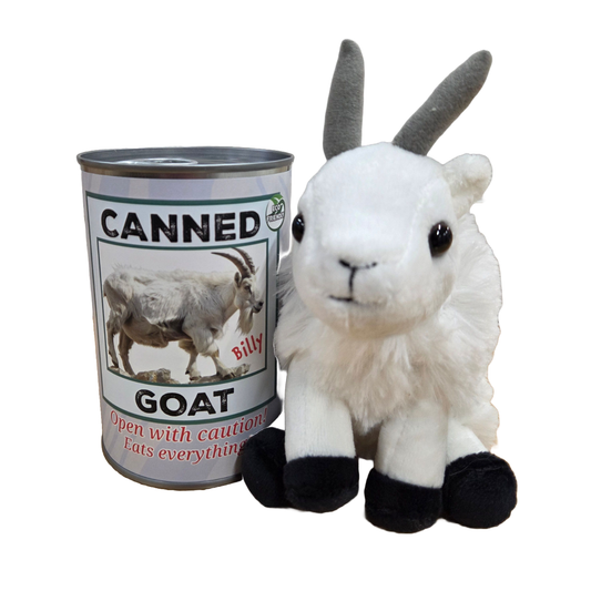 Canned Goat | Plush w/ Jokes