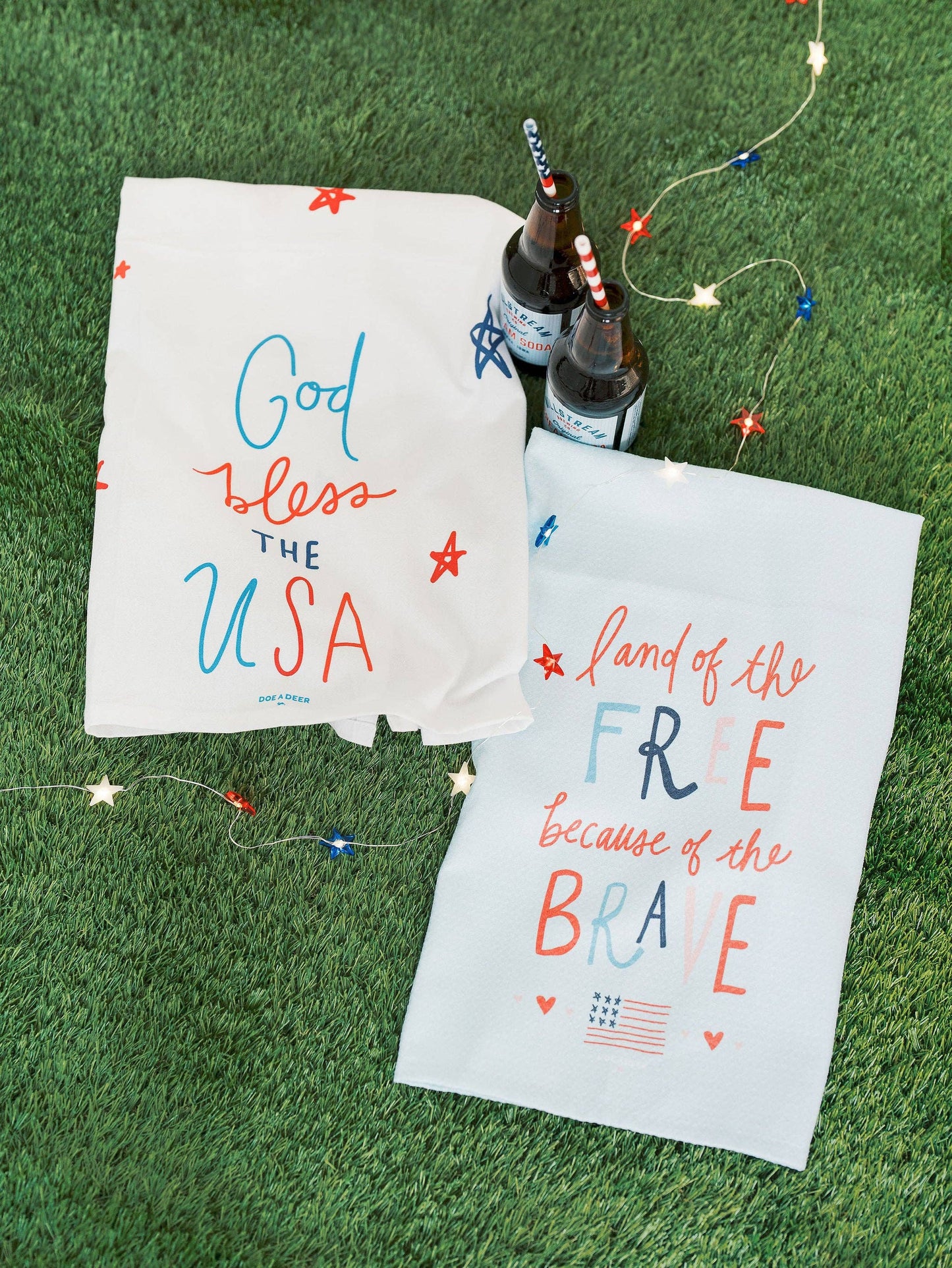 God Bless The USA Flour Sack Towel