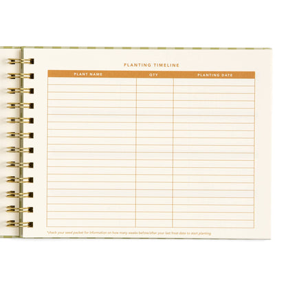 Life On The Homestead Gingham Garden Planner
