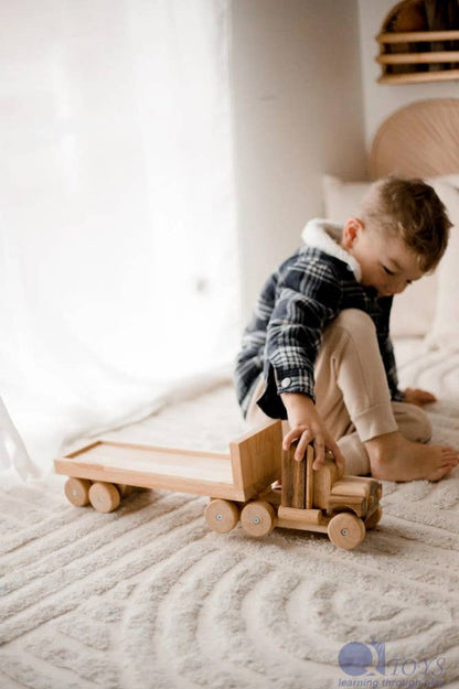 Wooden Flatbed Semi Truck - American Farm Company