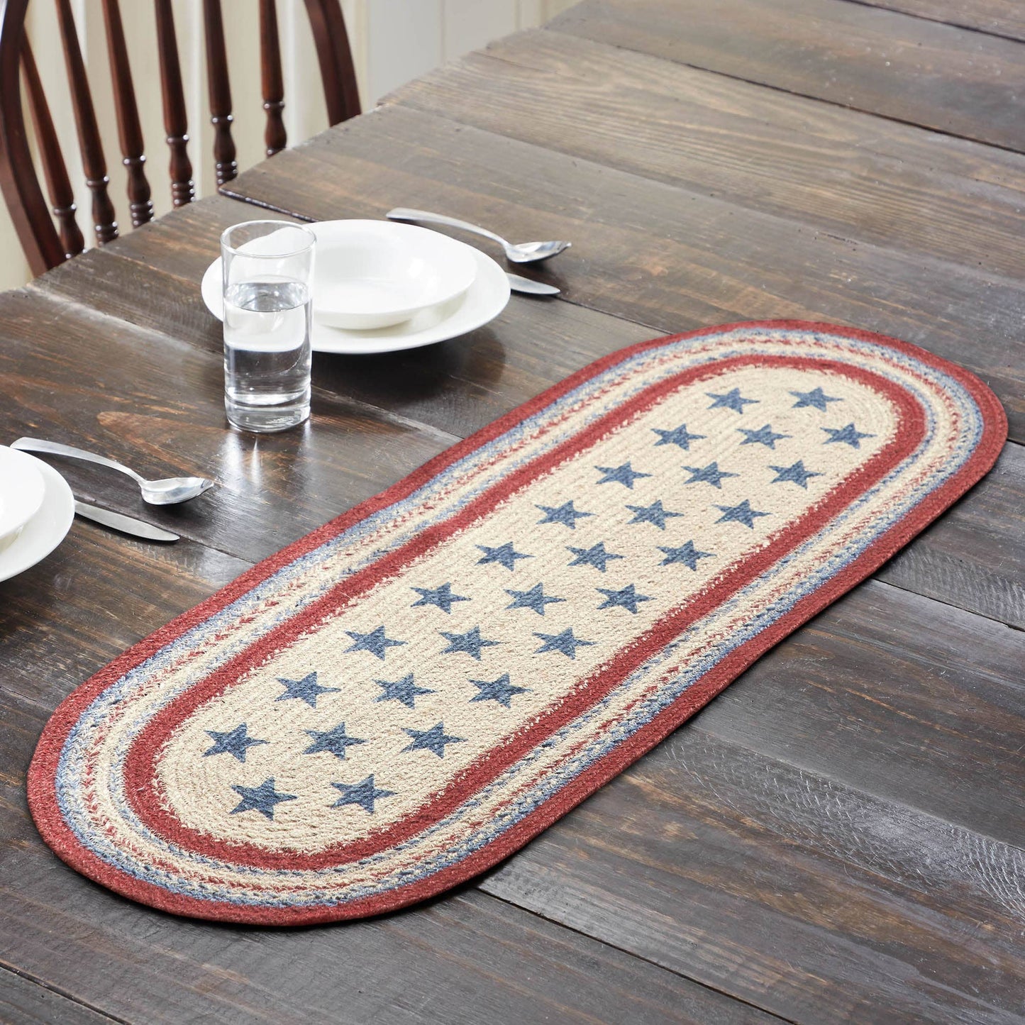 Celebration Jute Oval Runner