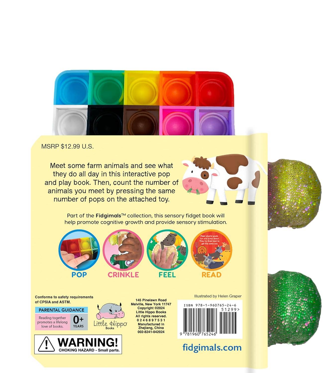 Farm Counting Sensory Fidget Book