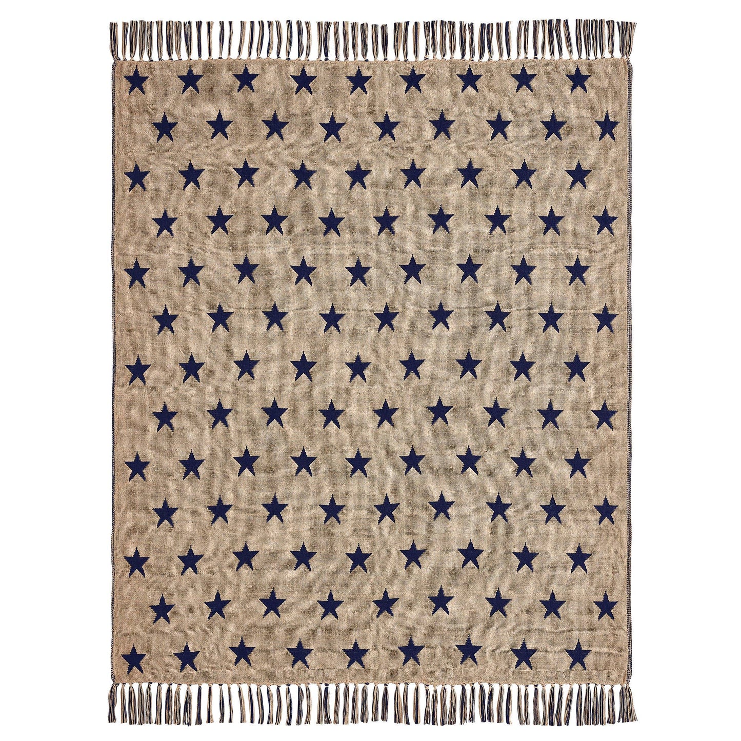My Country Jacquard Stars Woven Throw