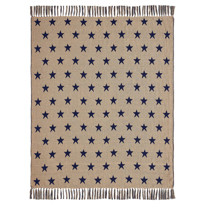 My Country Jacquard Stars Woven Throw
