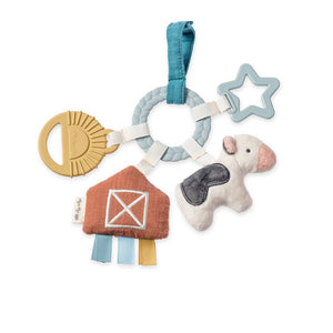 Bitzy Busy Ring™ Teething Farm Toy