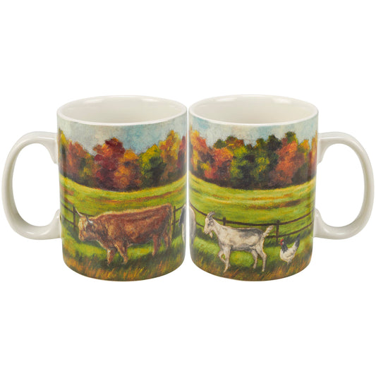 Fall Parade Farm Animals Mug