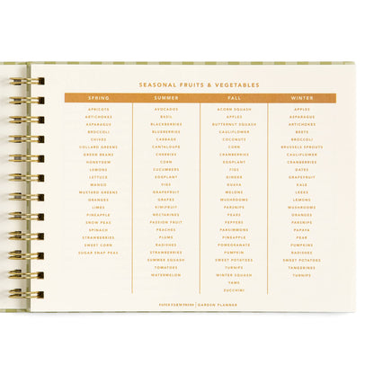 Life On The Homestead Gingham Garden Planner