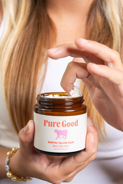 Fresh Citrus Burst Whipped Tallow Balm - Hydration & Vitamin C