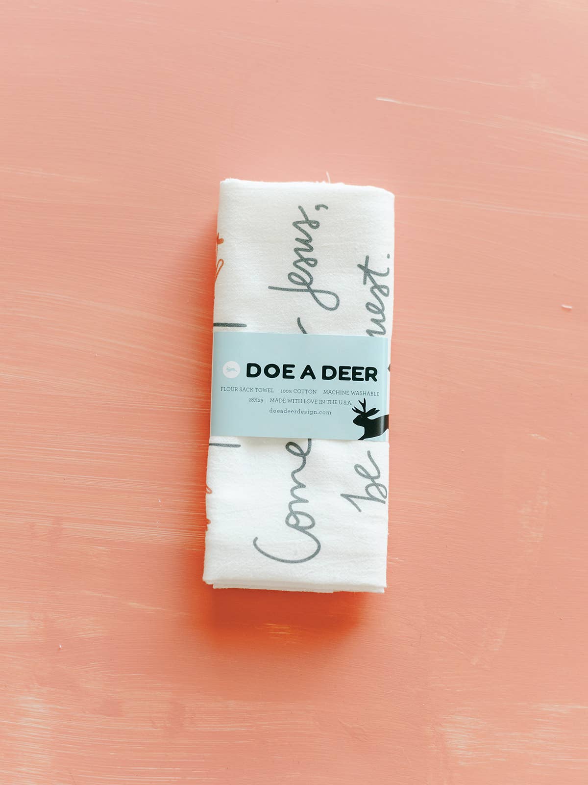 'Come Lord Jesus' Flour Sack Towel