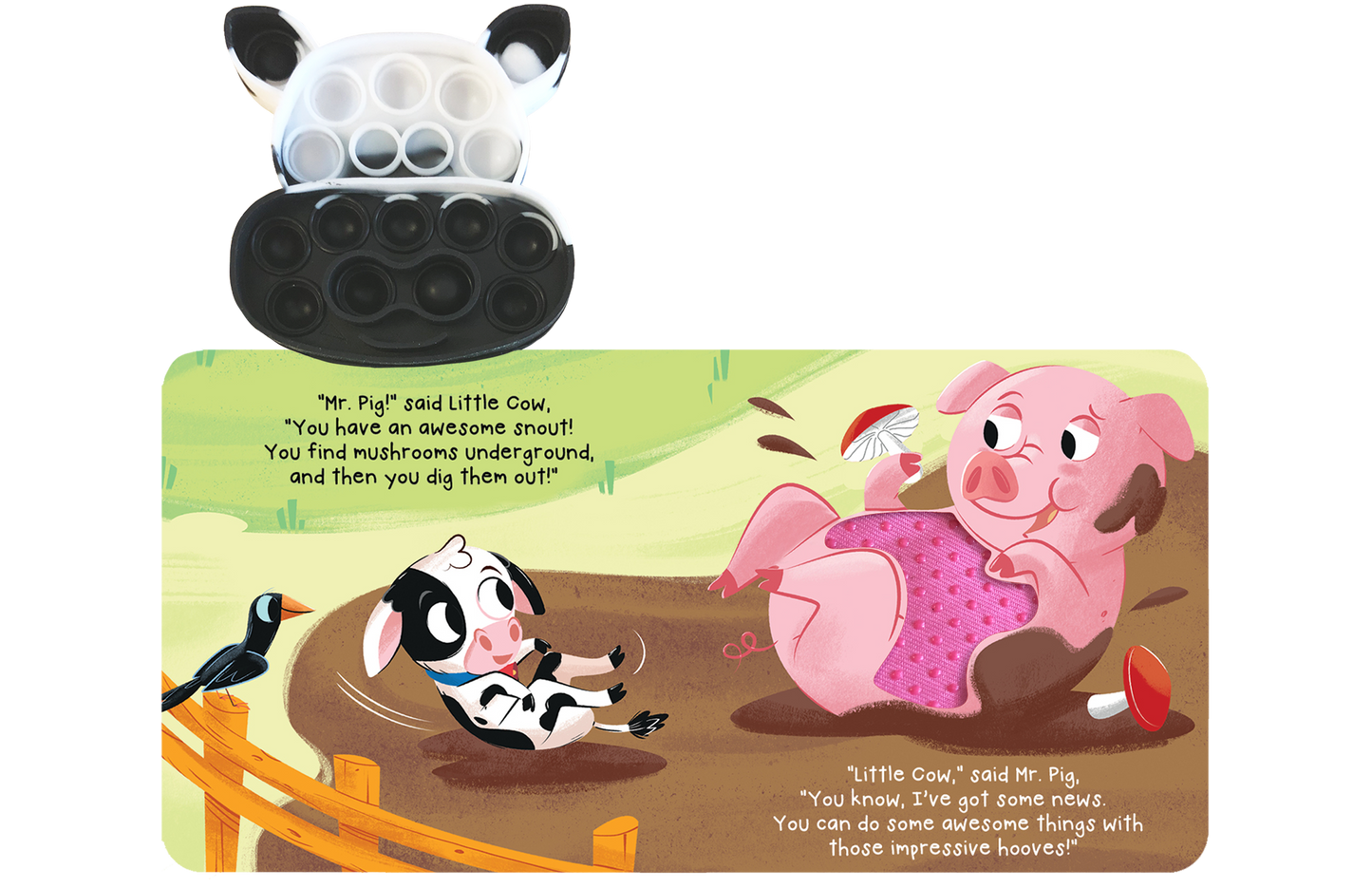Little Cow Sensory Fidget Book