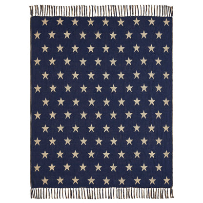 My Country Jacquard Stars Woven Throw