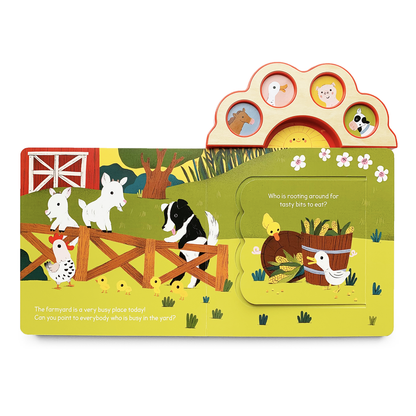 Hello, Farm! Lift-a-Flap Animal Sound Book