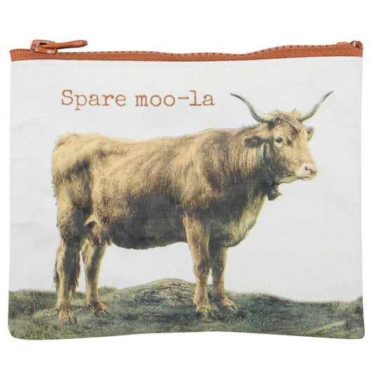 Spare Moola' Zipper Wallet