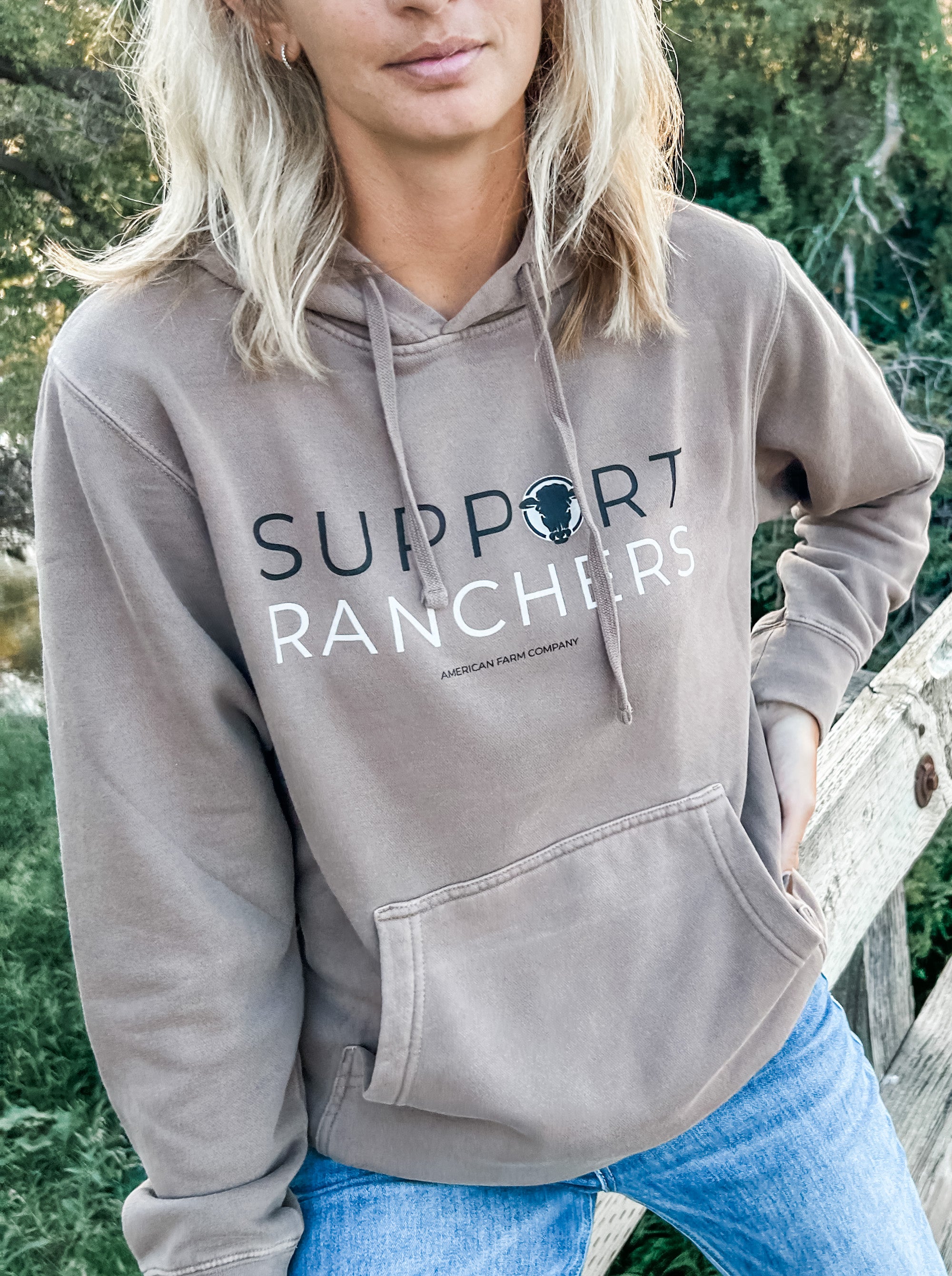 'Support Ranchers’ Skull Hoodie