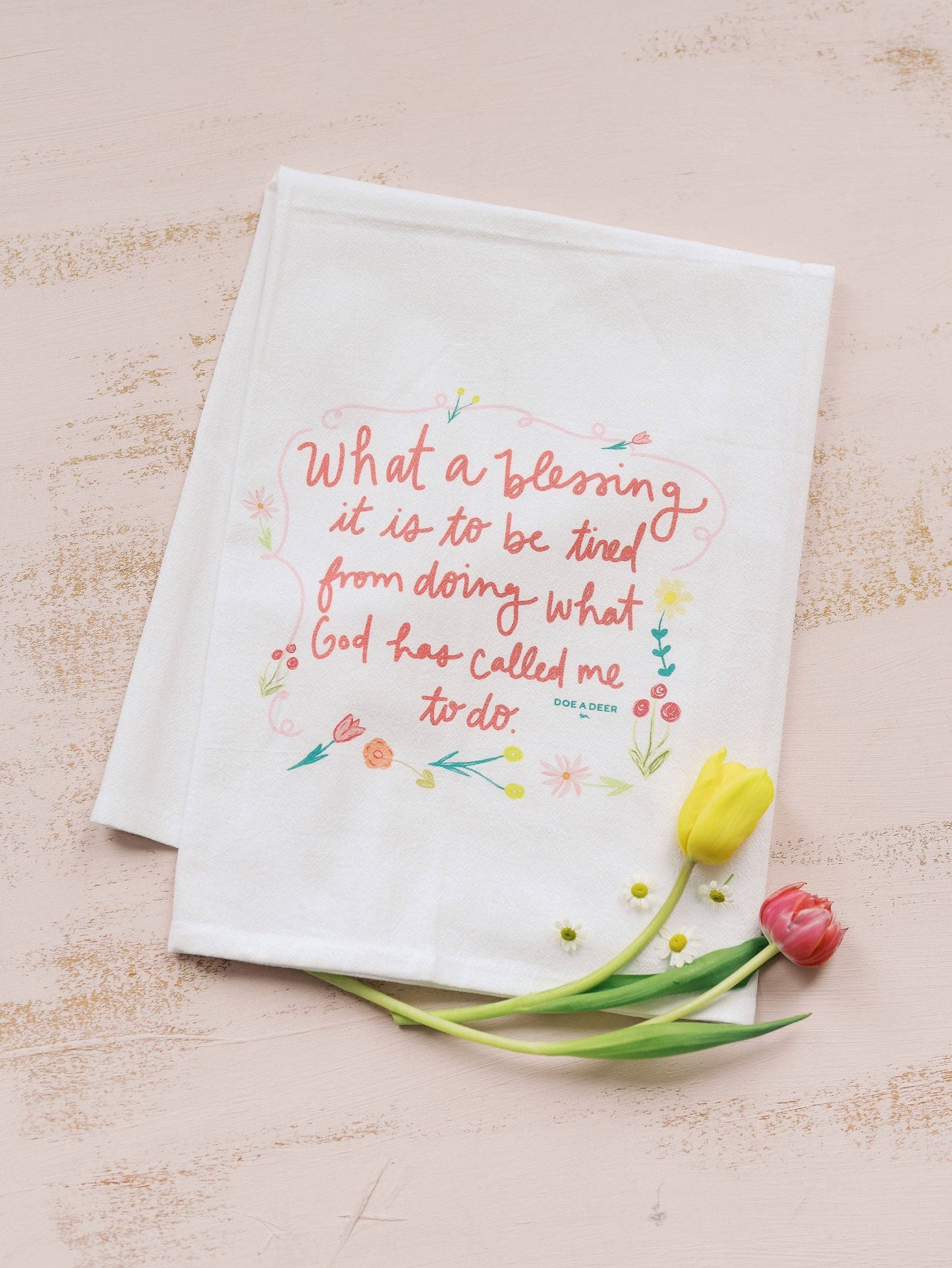 What A Blessing Flour Sack Towel