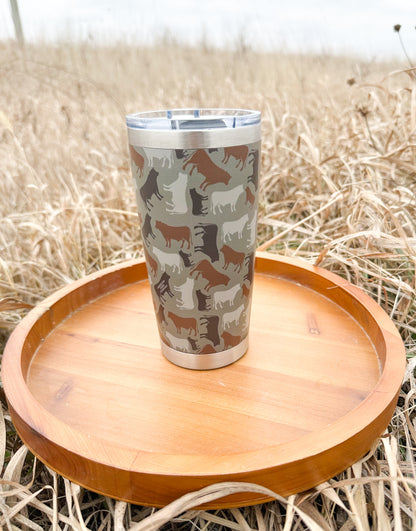 Cow Camo™ 20oz The Standard Silo Tumbler - American Farm Company