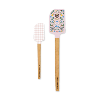 Chicken & Flowers Spatula Set