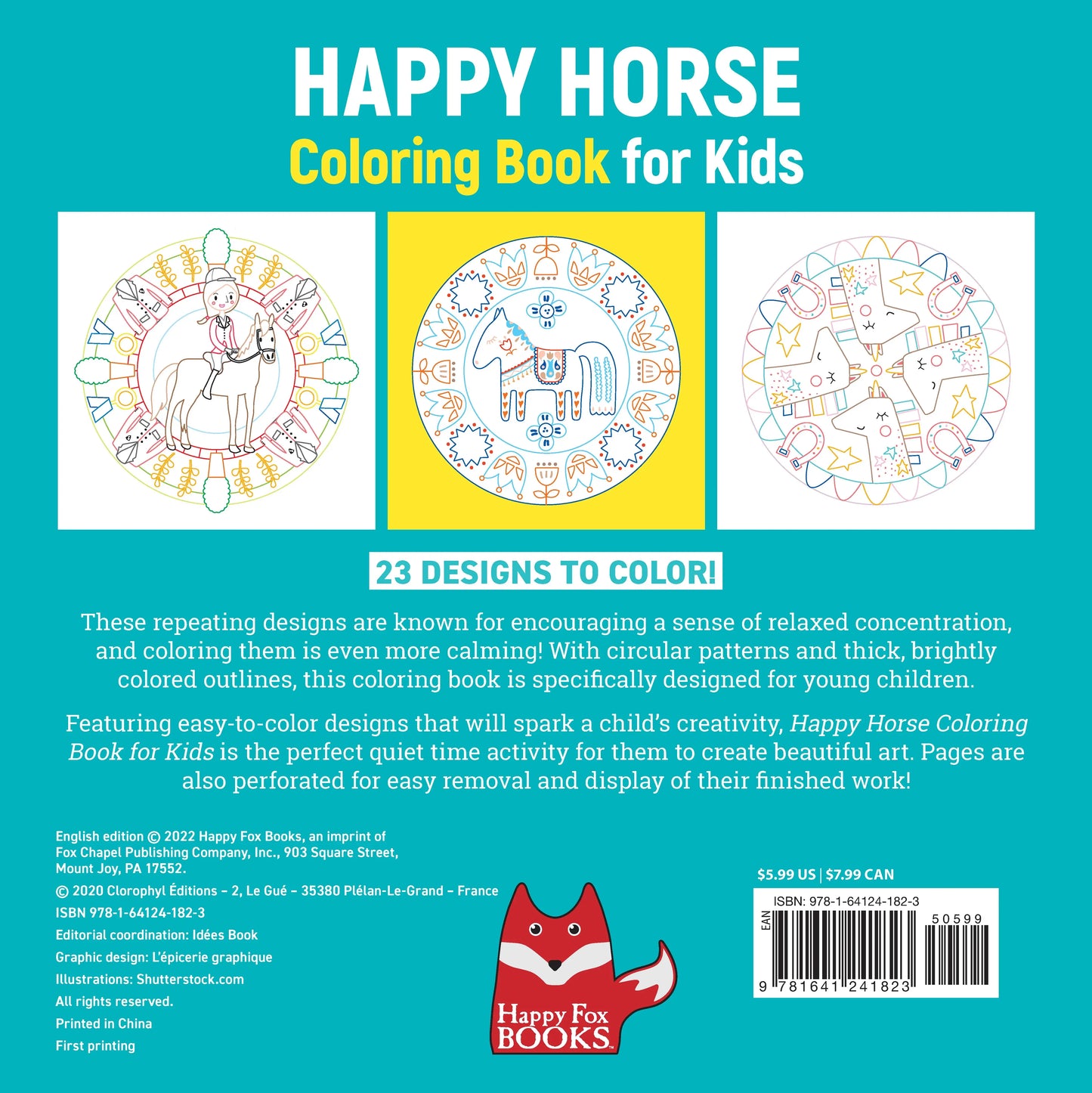 Happy Horse Coloring Book