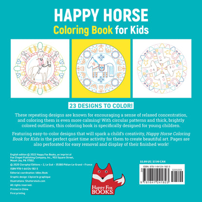 Happy Horse Coloring Book