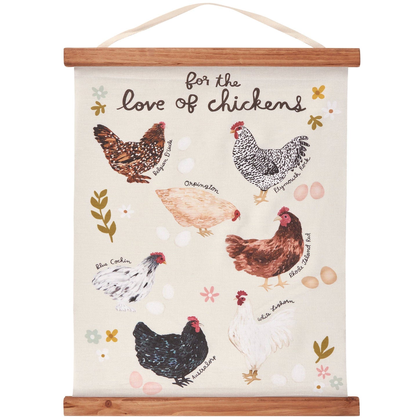 'For The Love Of Chickens' Wall Decor