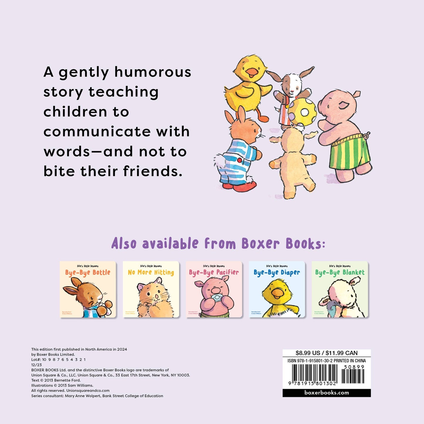 Life's Little Lessons: No More Biting Book