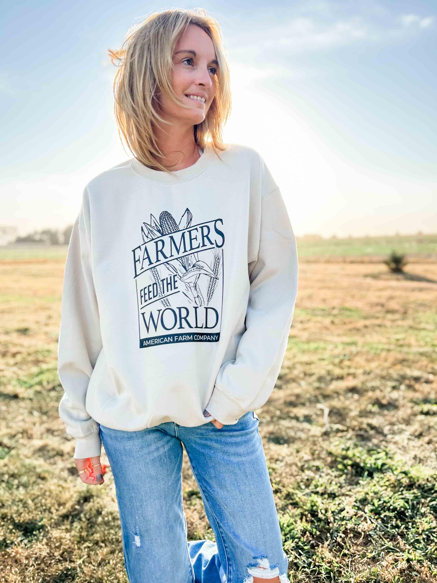 Farmers Feed The World Crewneck