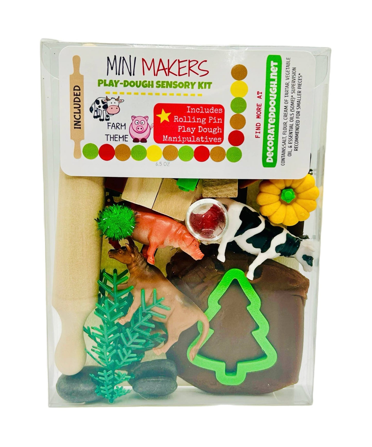 Farm Themed Play Dough Kit