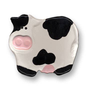 Ceramic Cow Dish