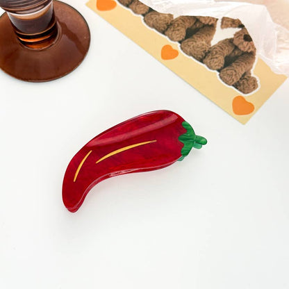 Red Chili Hair Claw Clip