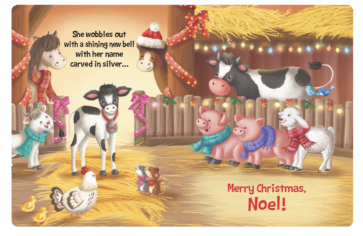 'Christmas On The Farm' Padded Board Book