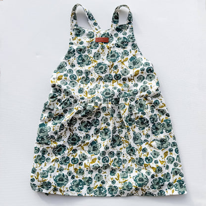 Blue Floral 'Give Us This Day' Apron - American Farm Company