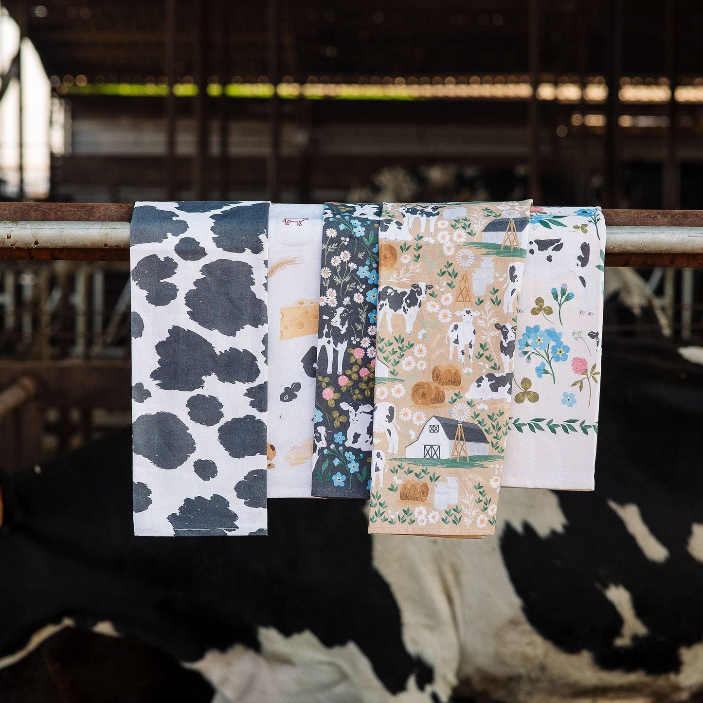 Cow Spots Tea Towel