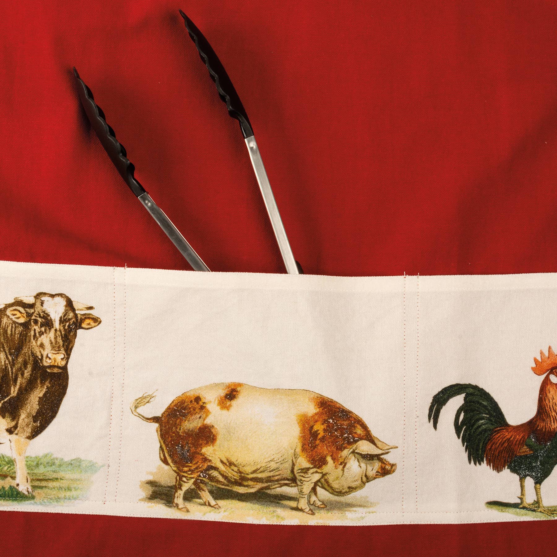 Cow Pig & Chicken Walk Into A BBQ…The End Apron - American Farm Company