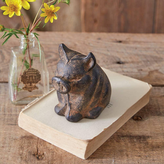 Rustic Mini Tabletop Pig - American Farm Company