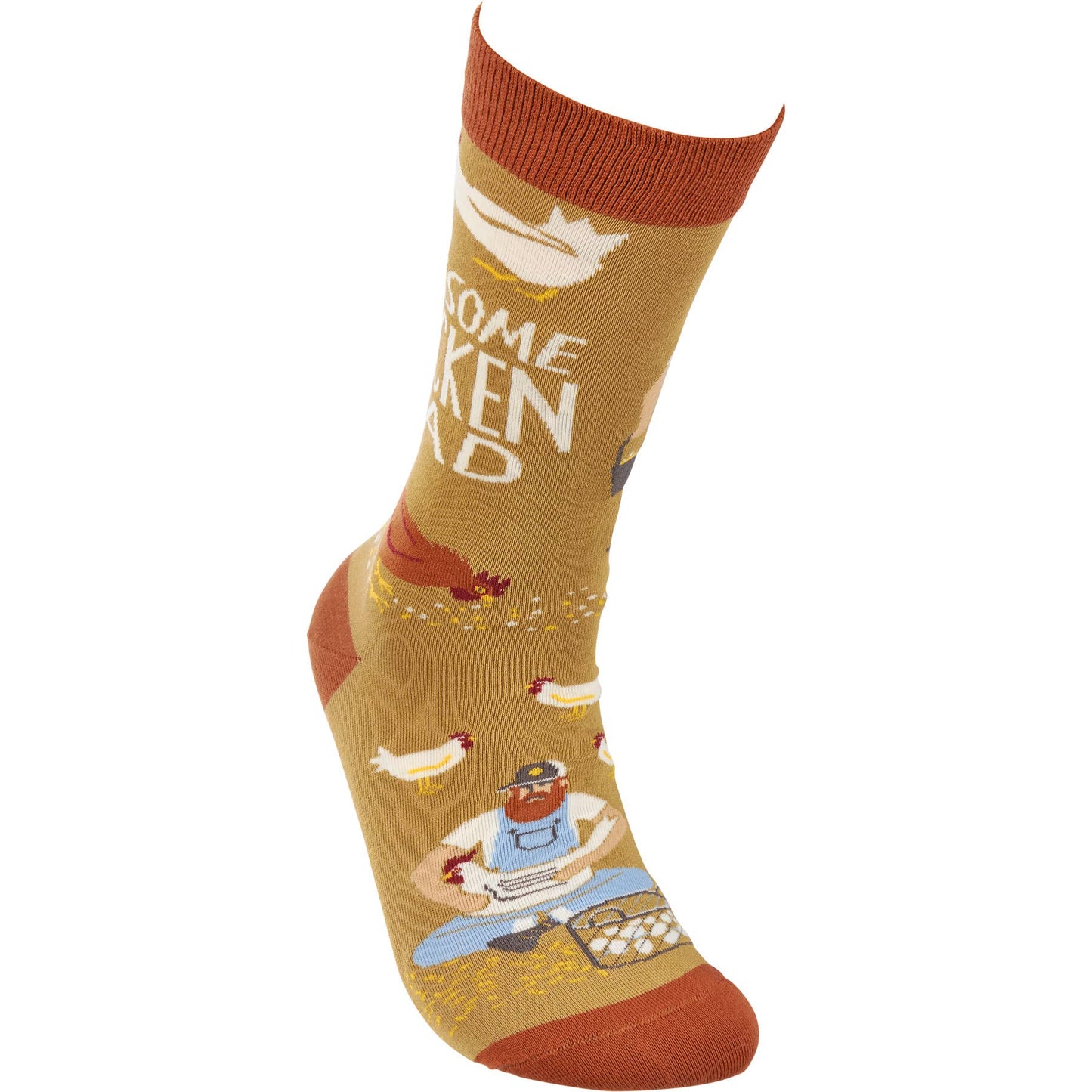 'Awesome Chicken Dad' Socks