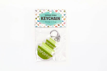 Double-sided Vintage Bowl Keychains