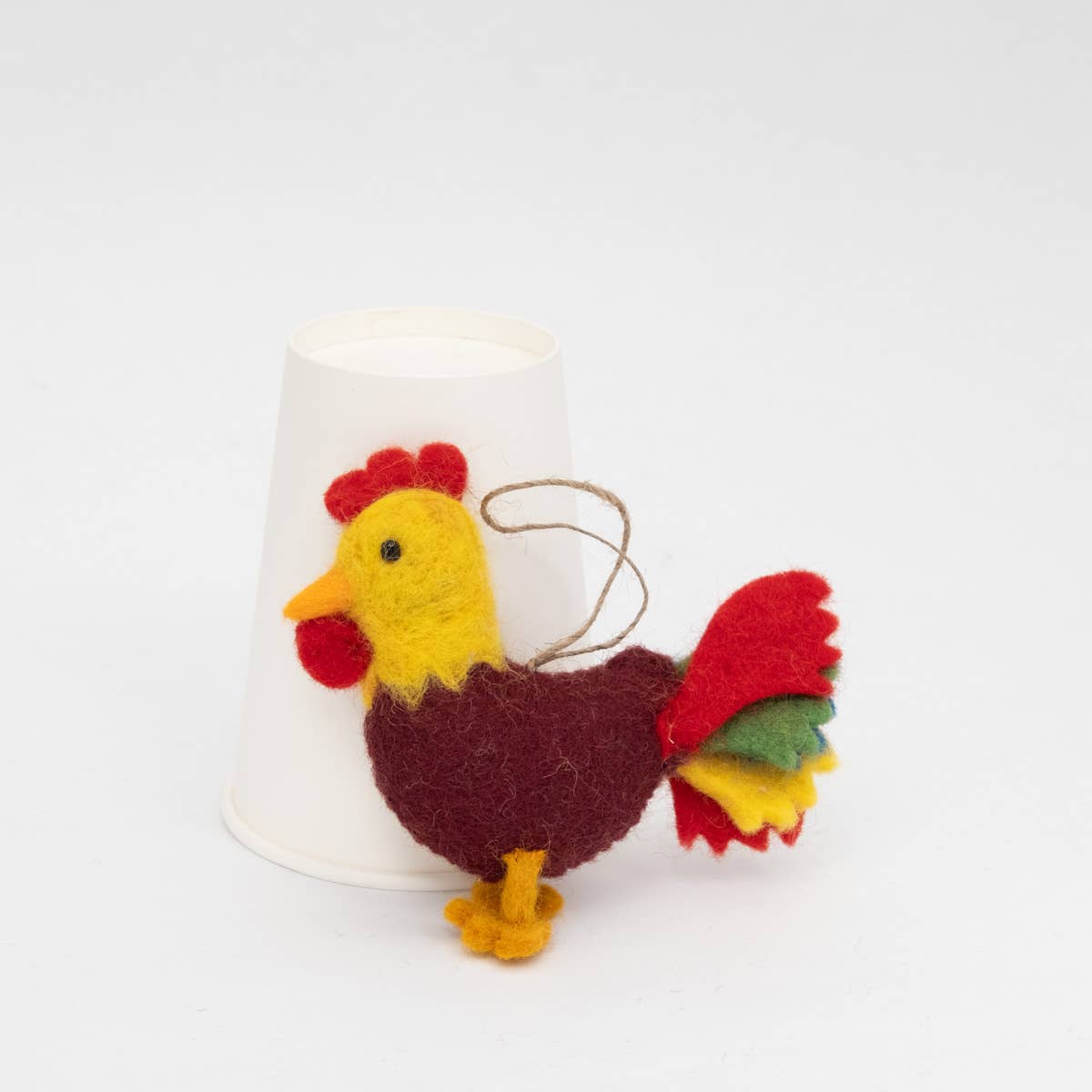 Felt Rooster Ornament